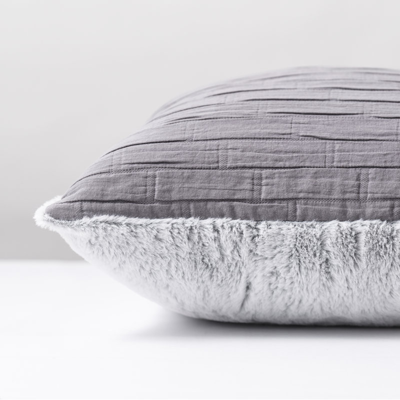 Matelasse Reversible Throw Pillow