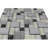 Palmerton 12" x 12" Ice-Crackle Versailles Random Sized Straight Edge Glass/Metal Mosaic Tile