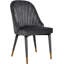 Chaise d'appoint rembourrée en velours Belle-319726426