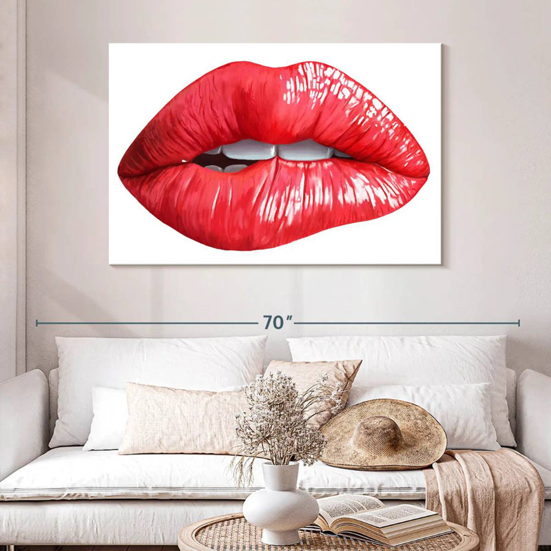 Shuttleworth Lip Biting, 32" H x 48" W