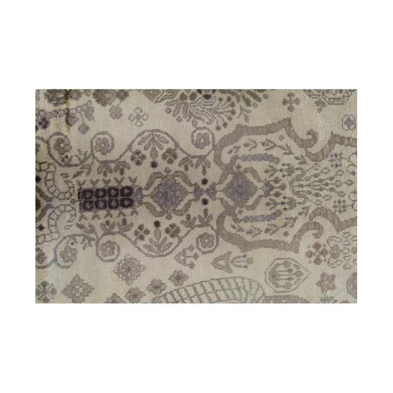 Geometric Area Rug in Beige