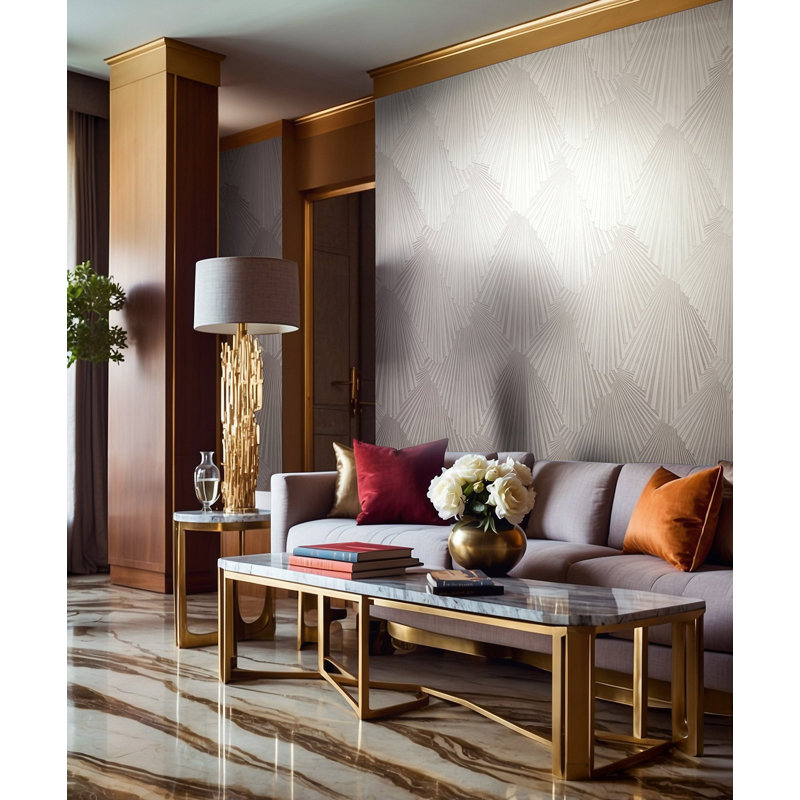 Galerie Fashion Icon Graphic Wallpaper, Beige