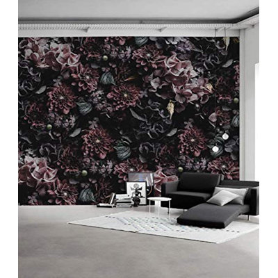 Papier peint Midnight Blooms Luxe Floral Elegance