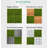 VanityIn Outdoor Use Outdoor UV Resistant Artificial Grass Artificial Turf Panel Turf Panel Turf Rug / Roll Set of 9