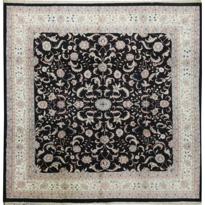 Wool Floral Indoor Rug