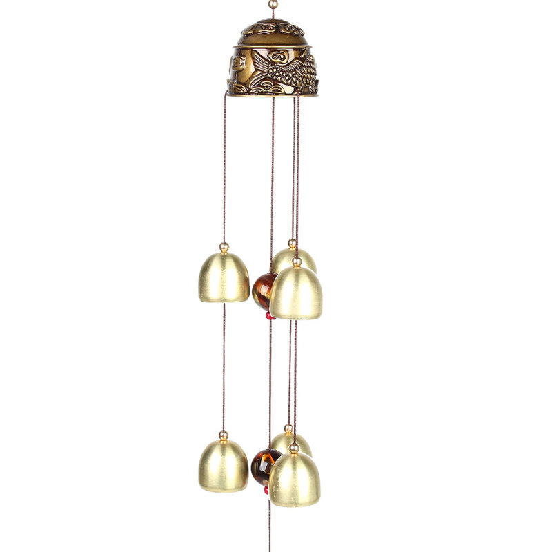 Ornement suspendu porte-bonheur Feng Shui Clochettes colorées Carillon éolien Chine Décoration intérieure Éléphant()