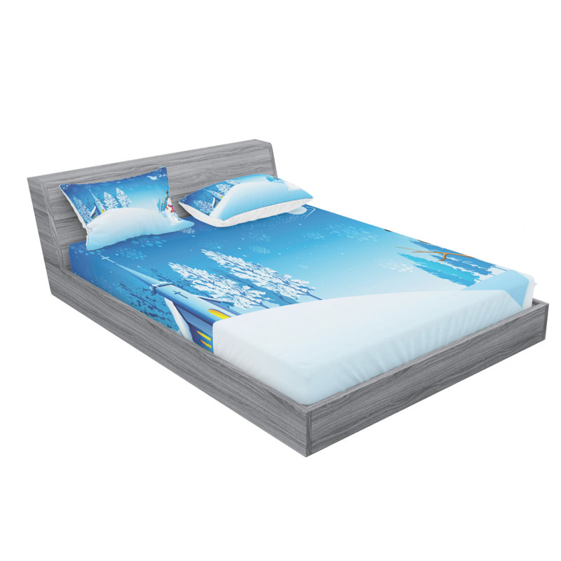 Microfiber Sheet Set, Full Sheet Set with Fitted Sheet