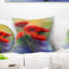 Watercolor Red Poppy Flowers - Coussin imprimé floral-29601079-29601083