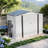 8x6 Ft, Metal Garden Tool Storage Shed, Lockable, Sealed Roof, No Fading, Balcony - Side Window, Lockable Door, Waterproof, Material, Modular, Fast Setup