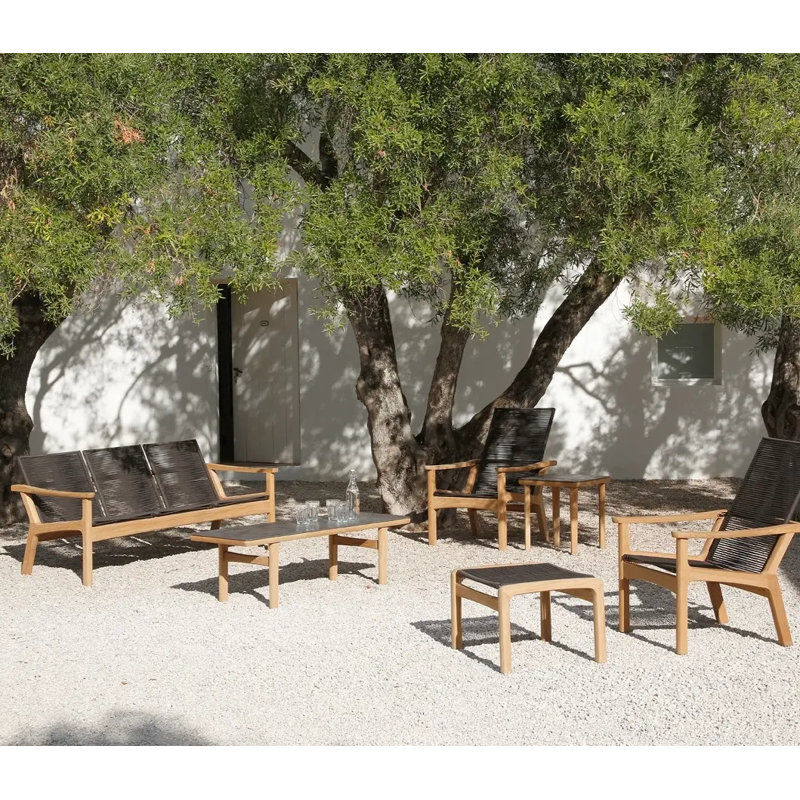 Outdoor 3 - Seat Patio Sofa, Charcoal