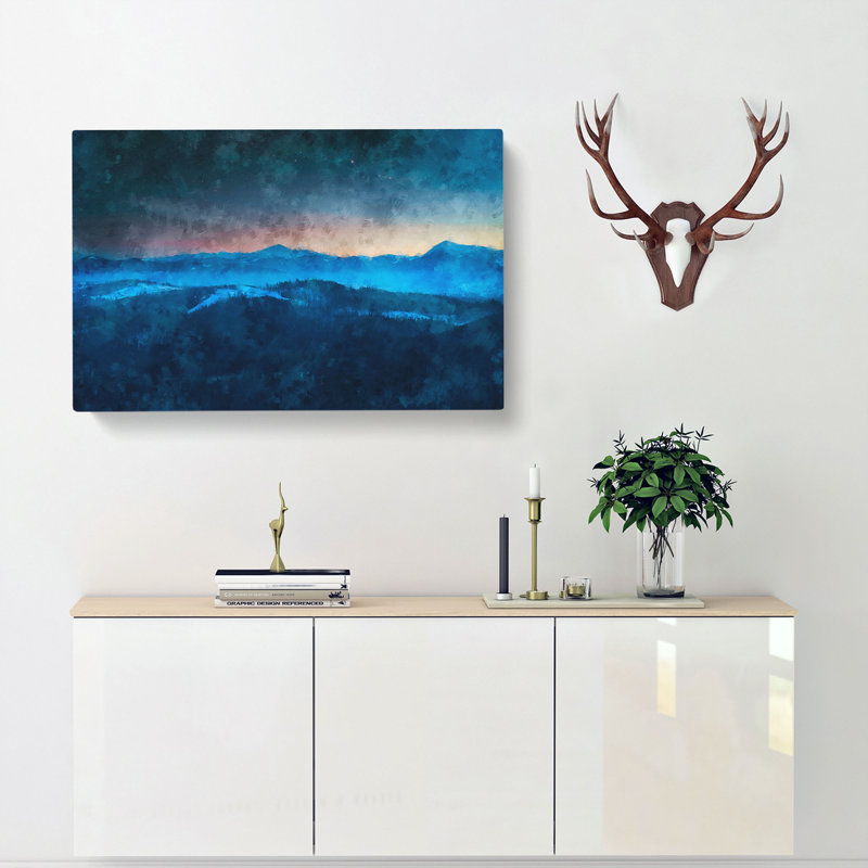 Sun Above the Mountains - Wrapped Canvas, 40cm H x 60cm W x 3cm D