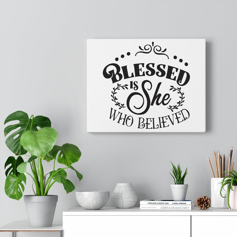 She Who Believed - Wrapped Canvas Print, 61cm H x 76cm W