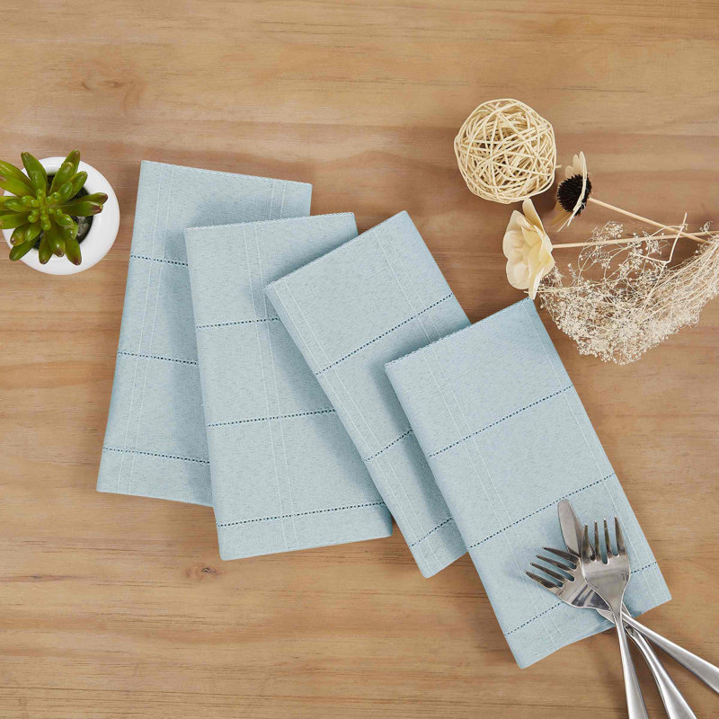 Izod Chadwick 4-Pack Napkin Set, Blue
