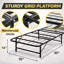 Lit plateforme 75 po x 30 po en métal 14 po