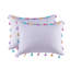 Ensemble d'édredon Tassel avec coussin décoratif en forme de cœur
