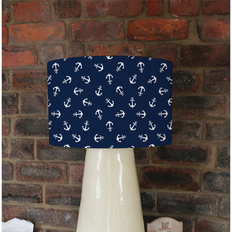 Cotton Drum Lamp Shade ( Uno ), 25cm H x 40cm W x 40cm D