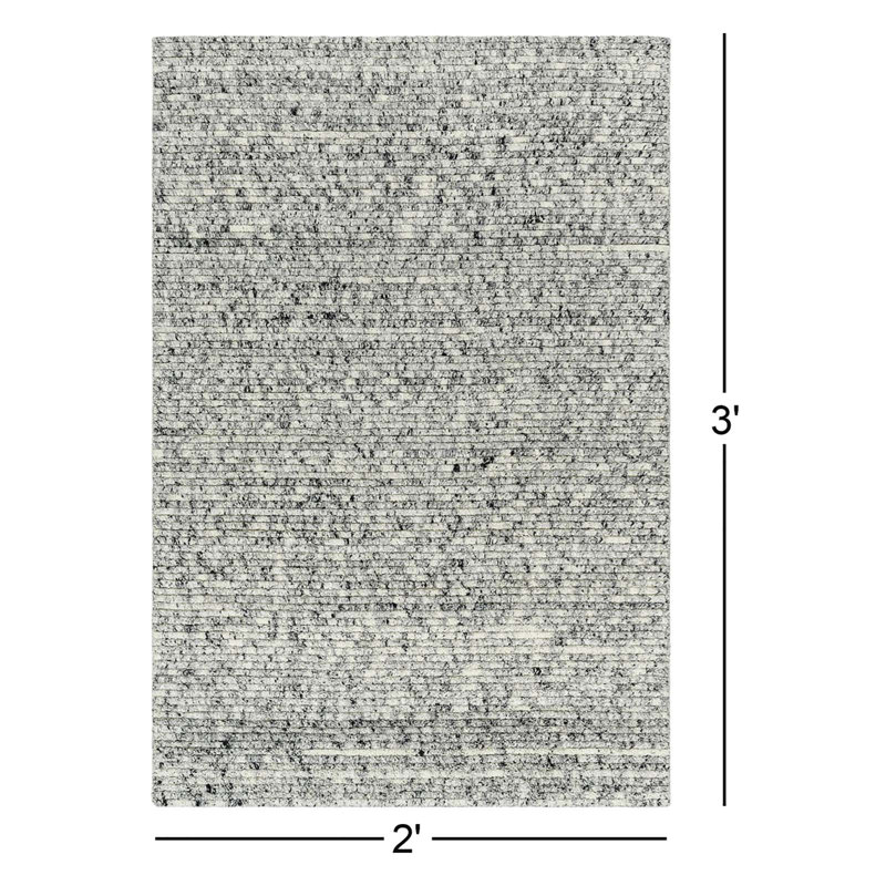 Wool Indoor Rug, Rectangle 2' x 3'