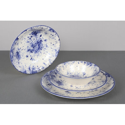 Porcelain China Dinnerware Set 24 Piece - Service for 6