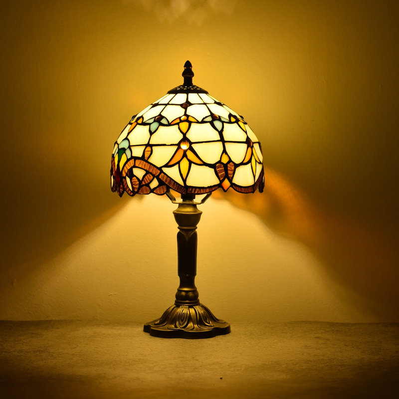 Aliezah Table Lamp, Cream/Orange/Yellow