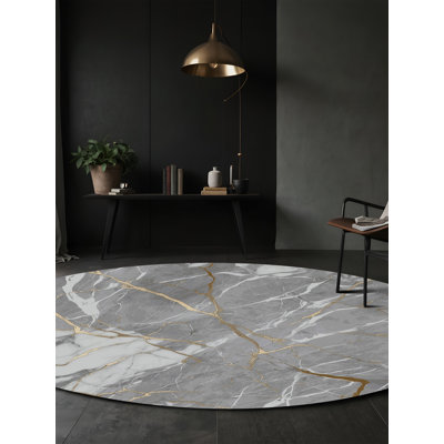 Tapis gris lavable à la machine