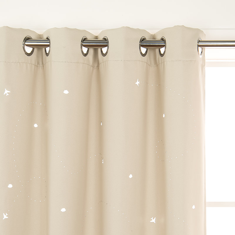 Paire de rideaux obscurcissant Crol, Beige