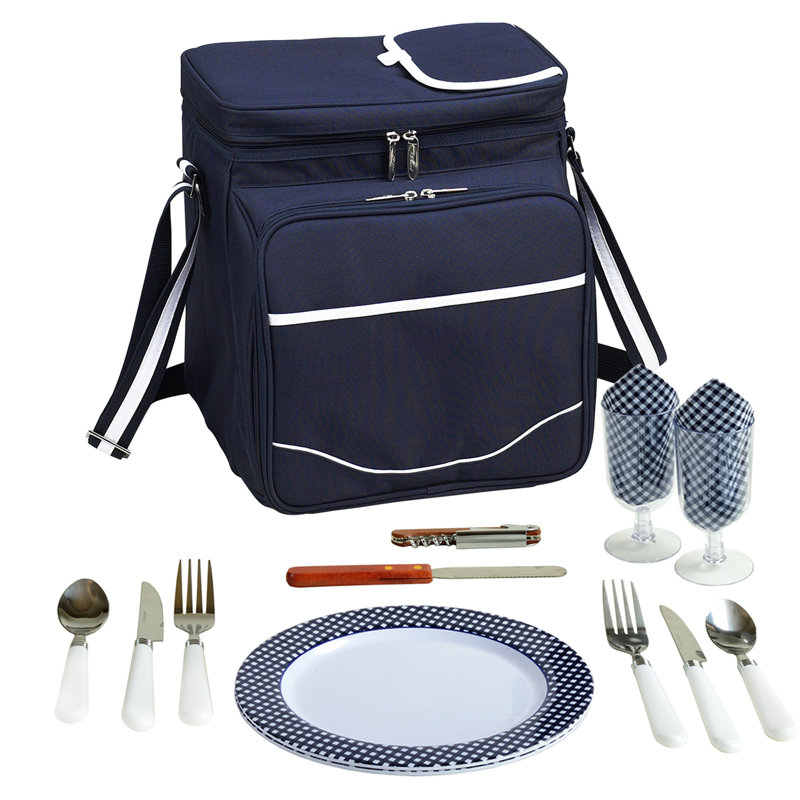 Sac de fourre-tout pique-nique, service pour 2