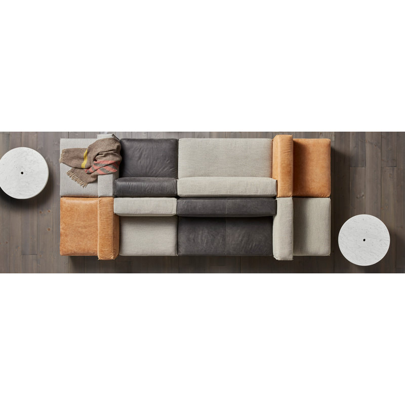 Cleon Slipper Chair, Camel Genuine Leather
