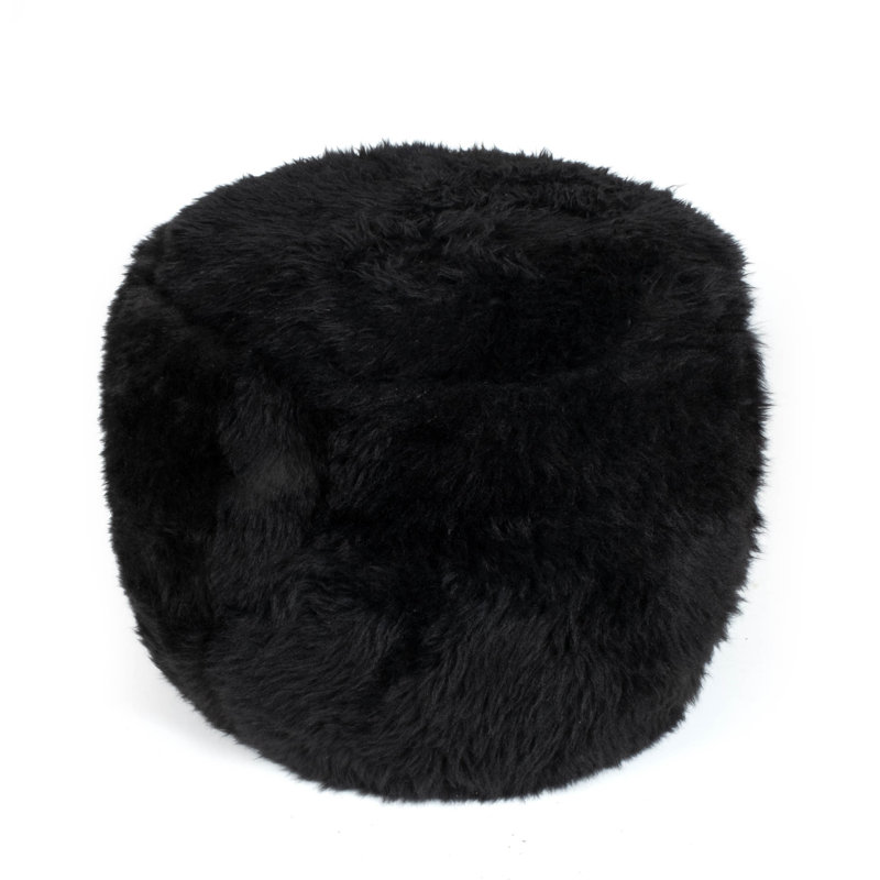 Sheepskin Tub Ottoman