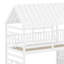 Lit mezzanine avec tente et tour Bahati Verity, bois de pin rustique et panneau de fibres à densité moyenne-1315631307