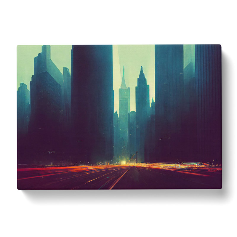 A New York City Skyline Vol.1 - Wrapped Canvas, 35cm H x 50cm W x 3cm D