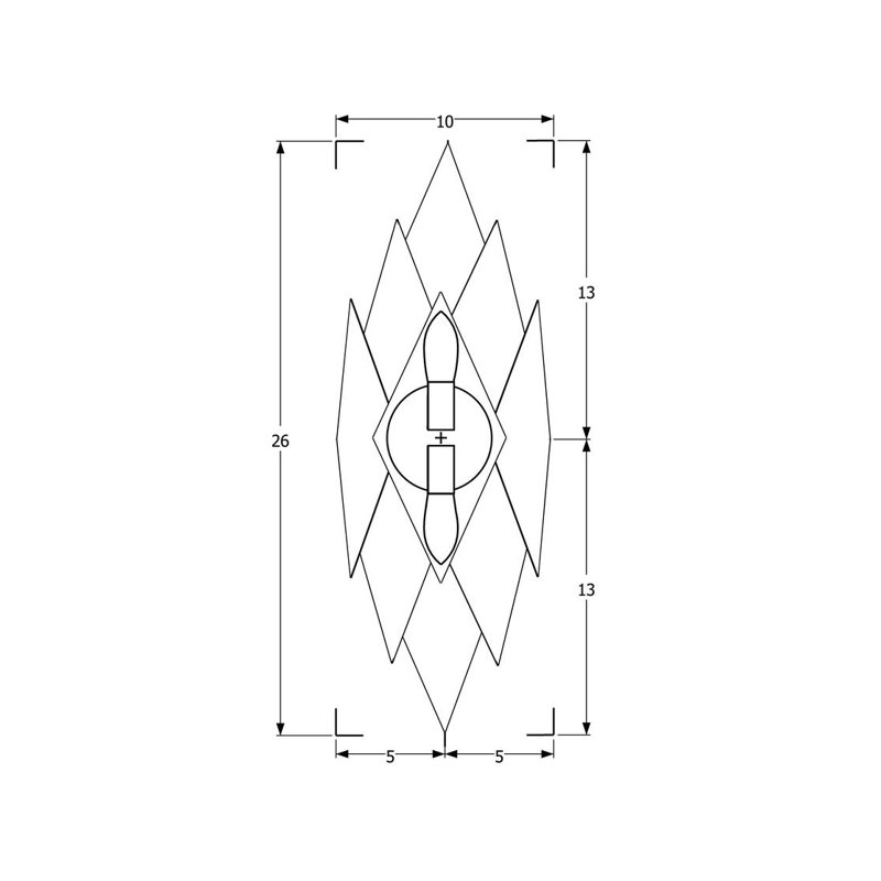 Xavier Clarisse Embossed Leather Wall Sconce, Bone