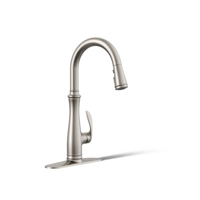 Bellera® Pull Down Single Handle Kitchen Faucet with Handle and Supply Lines