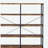 Antique Nutmeg Double-Wide Bookcase-1112061835