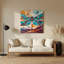 Art mural sud-ouest libellule en métal brun 21-734610345