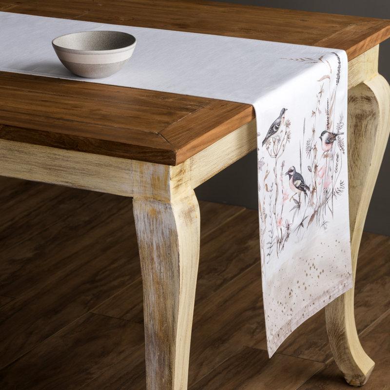 100% Cotton Table Runner, 108" L x 14.5" W