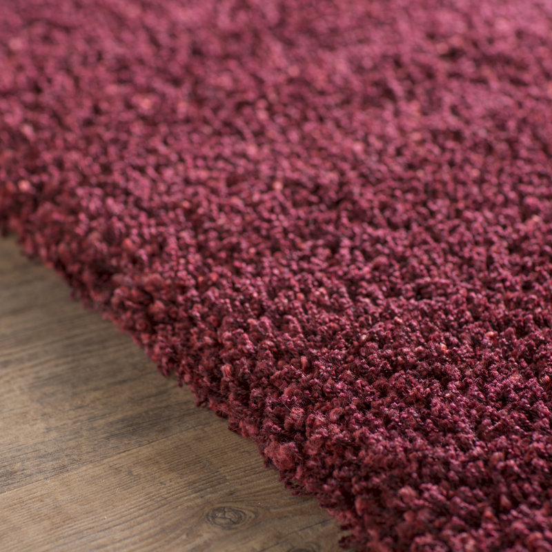 Delane Area Rug, Square 4', Maroon