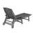 Outdoor HDPE Reclining Lounge Chaise With Wheels & Cup Holder-402390994