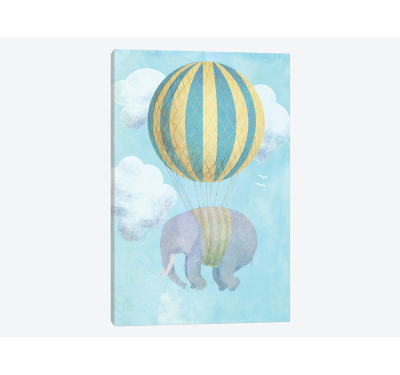 «Up and Away», impression sur toile, H 26 po x l 18 po x P 1,5 po, Toile tendue, Pas de tapis