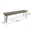 Banc industriel en bois et métal-356315381