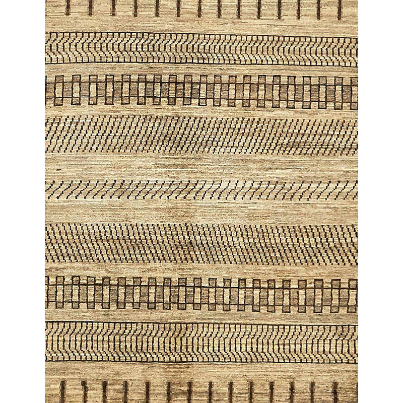 Tapis abstrait à motif abstrait moderne, Rectangle 5 pi x 7 pi
