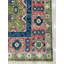 Tapis gris clair noué à la main Ava Kazak-1350131139