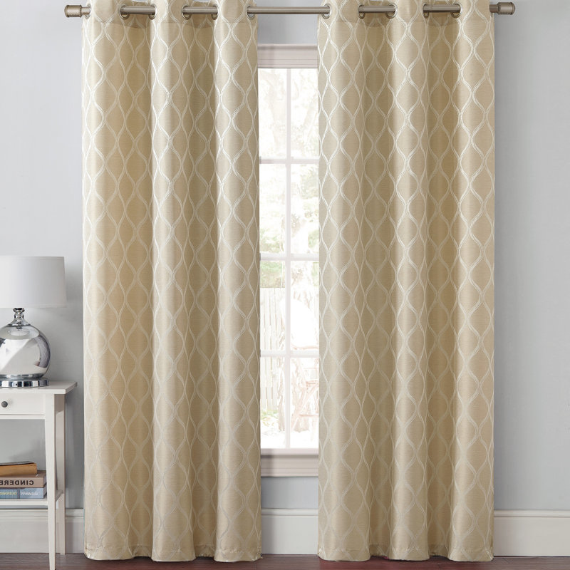 Loresa Semi Sheer Single Curtain Panel