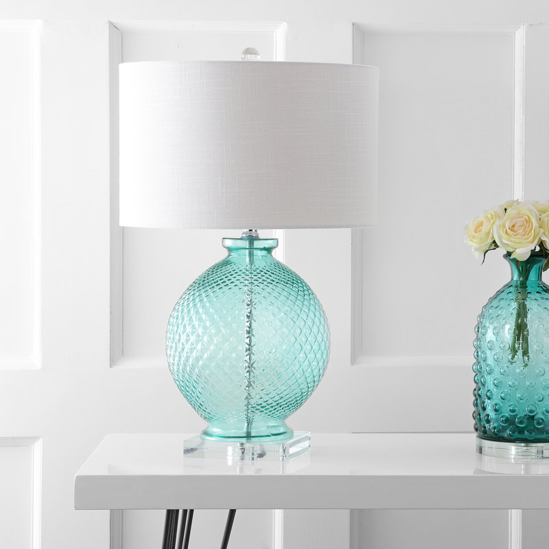Lampe de table transparente en verre et cristal Climax