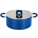 NutriChef 5 Quarts Non-Stick Aluminum Stock Pot