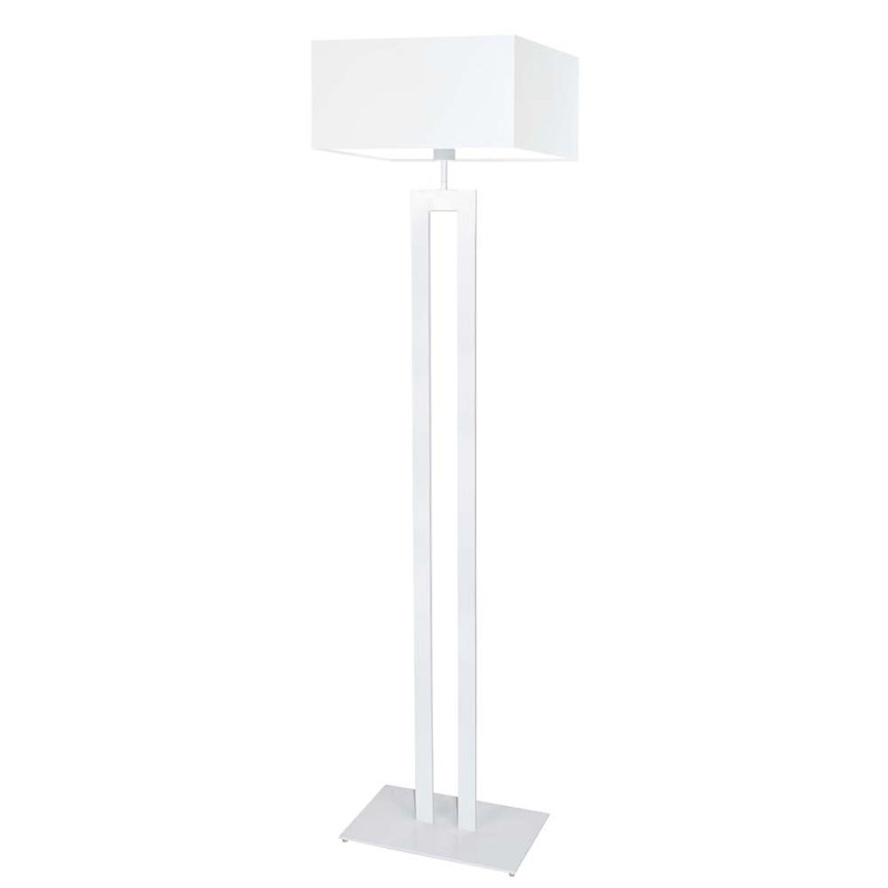 Arsh 161cm Traditional Floor Lamp, White, White