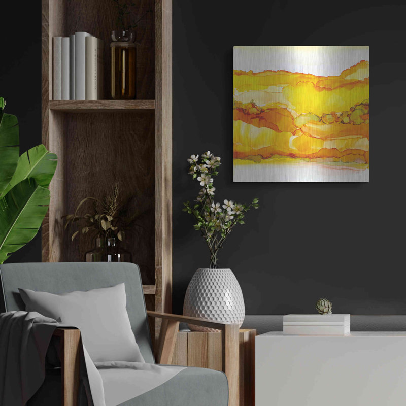 " Yellowscape II " by Chris Paschke, 24" H x 24" W