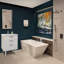 Aquaquattro 66.5'' L Freestanding Soaking Bathtub-63917721