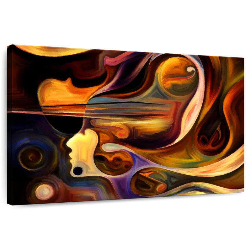 Personnages de musique abstraite Avery, H 32 po x l 48 po