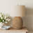 Moby Rattan and Metal Table Lamp