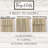 Destini Drop Cloth Light Filtering Ring Top Tab Farmhouse Curtain with Valance-82922718-82922705